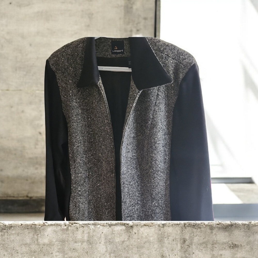 Lizport Black and Gray Jacket